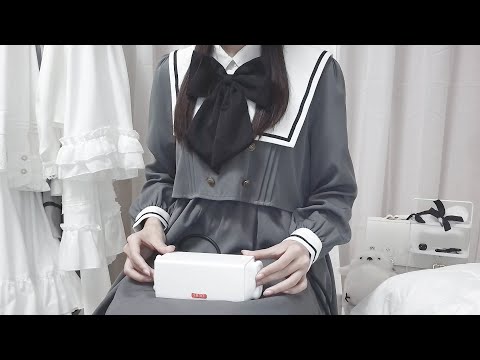 【ASMR】寝る前に癒しの耳かき😴囁き声で雑談あり（竹耳かき。指かき。ステンレスなど。）
