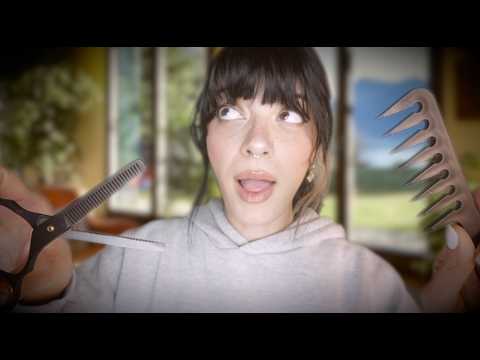 ASMR | The Sassiest Haircut (Heavy Accent, Chatty Binaural Whispers, Personal Attention) ✂️
