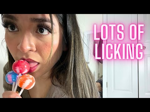 ASMR Lollipop Licking Sounds To Make You Tingle