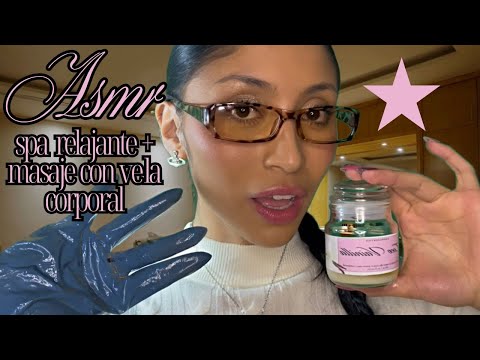 Relaxing Spa Roleplay 🌙💆🏻‍♀️/ Atención personal + vela corporal 🕯️🩷