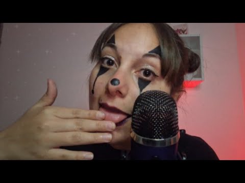 ASMR | Te maquiando com Spit Painting para o halloween 🎃