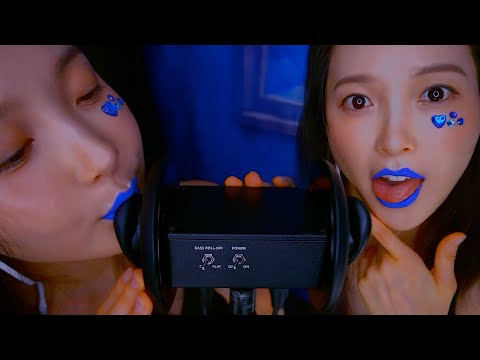 ASMR Ear Eating Licking by Blue Witch💙파랑파랑한 이어이팅 리킹