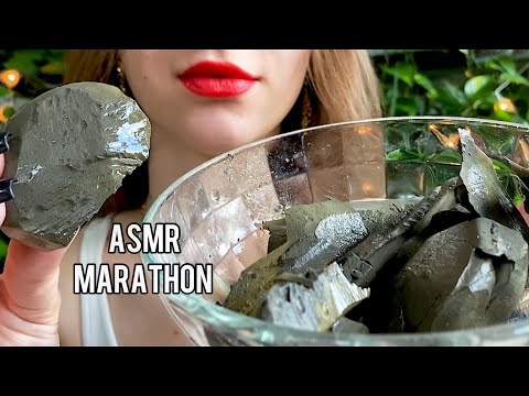 Голубая Уральская🫐/Марафон мокрых глин//Blue Ural//ASMR