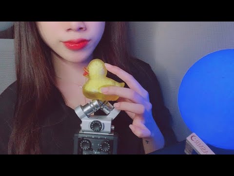 ASMR 잠이 오는 장난감ㅣ스트레스볼 귀마사지👂🏻ㅣStress Ball Ear Massage [ NO TALKING ]