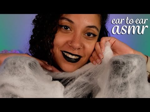 ASMR | Webbing Up Your Ears👂🕸️ (ear to ear, trigger words, close whispers, web sounds)