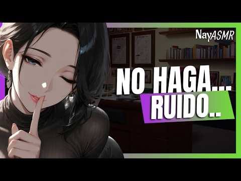 ASMR SECRETARIA CARIÑOSA COQUETEA CONTIGO en el TRABAJO - Roleplay - NayASMR