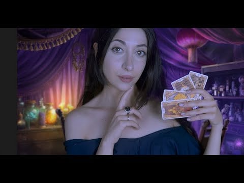 ASMR CARTOMANTE INCANTATRICE legge il TUO FUTURO🔮🃏✨ (fantasy roleplay)