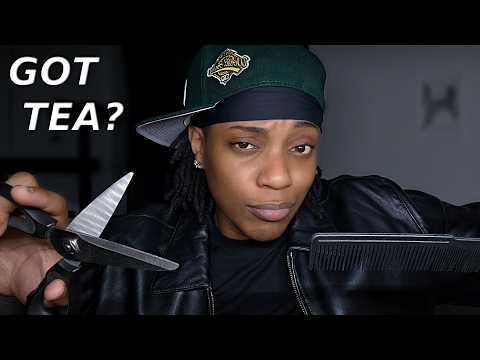 ASMR | Messy HairStylist Gossips While Cutting Your Hair