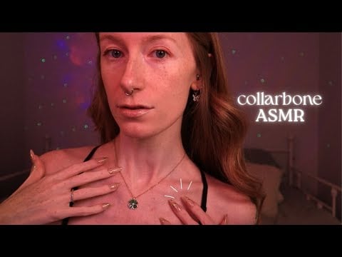 ASMR | Collarbone tapping & modelling my necklaces ✨ (SUPER tingly)