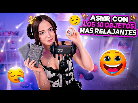 ASMR CON LOS 10 OBJETOS MAS RELAJANTES 💤 | Staryuuki