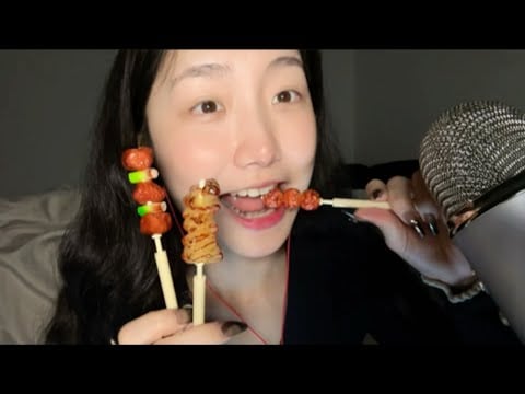 ”KC Sleep Aid” pure enjoyment no voice eating crunchy barbecue pen, gnawing sound of the mouth and