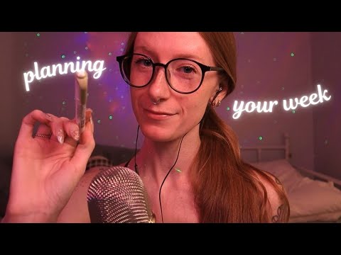 ASMR | Assistant helps you plan your week ✍️ (Soft-spoken, cozy productivity)