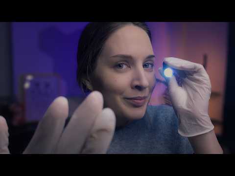 ASMR Whispered Cranial Nerve Exam | Slow & Cozy for Deep Sleep