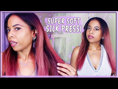 HOW TO: SILK PRESS ON NATURAL HAIR | Soft and Smooth