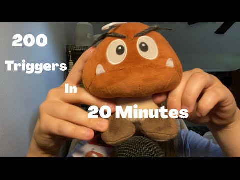 ASMR 200 Triggers in 20 Minutes (Fast Sound Assortment)