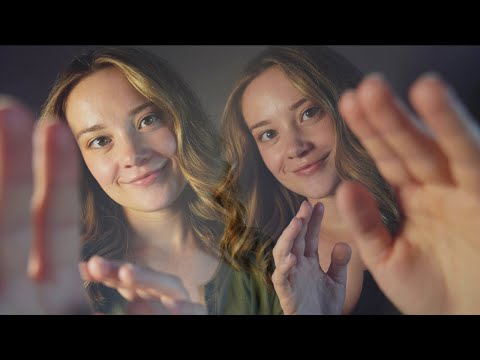 ASMR TWINS RELAX YOU & Help You SLEEP! Unintelligible Whispers, Ear Touching, Layered Sound, Whisper