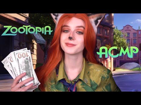 АСМР Ник хулиганисто флиртует с тобой (смена полов) | Ролевая игра Зверополис