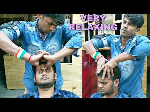 Relaxing asmr Head & Body massage with Neck cracking