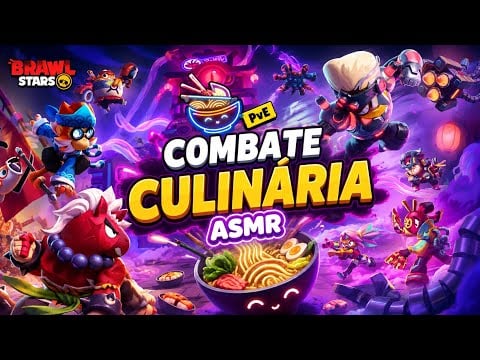 ASMR | Testando o NOVO Combate Culinário no Brawl Stars.