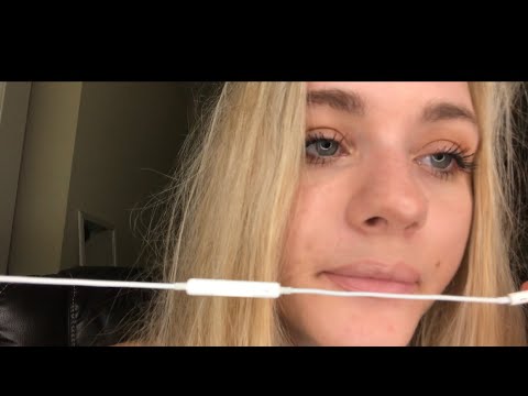 ASMR-CLOSE UP-Apple mic- mouth sounds/ kisses