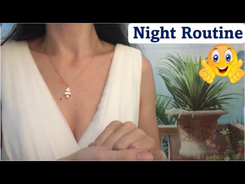 ASMR * Ma Night routine * Routine du soir * whispering * chuchotements