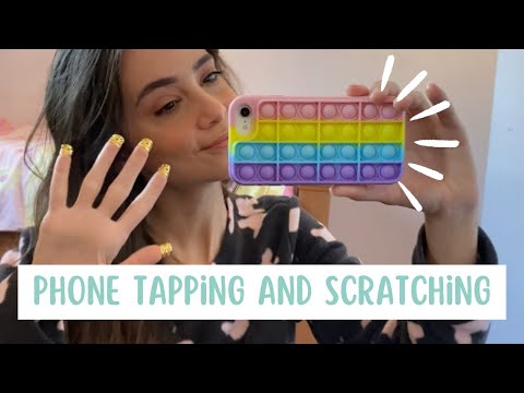 ASMR lofi fast camera tapping and scratching - no talking