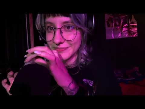 ASMR gloss application with kisses 😙 (lofi with blue yeti mic) 