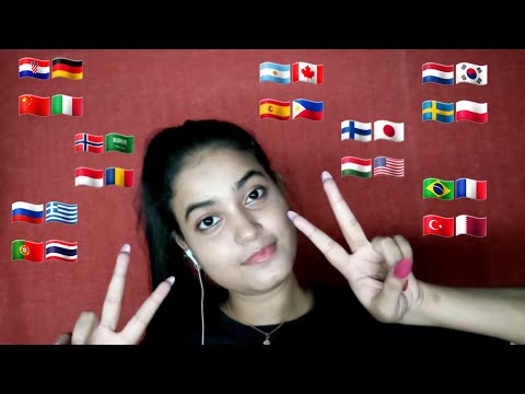 ASMR *AWESOME* in 25+ Different Languages with Inaudible Mouth Sounds