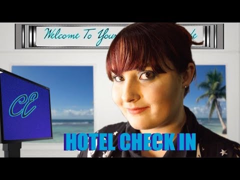 Hotel Check In ASMR Role Play 🌴🏨🌊 [RP MONTH]