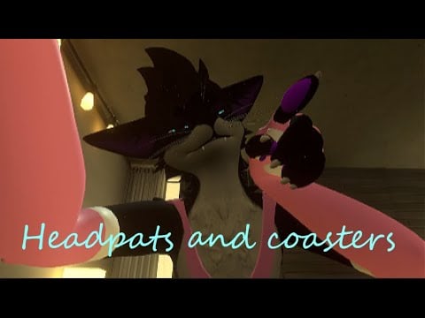Furry ASMR | Neon gives you headpats and rambles about roller coasters | soft spoken, city noises