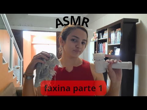 ASMR faxina, voz suave e gatilhos sonoros #1