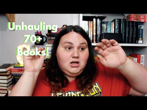 UNHAULING 70+ BOOKS!