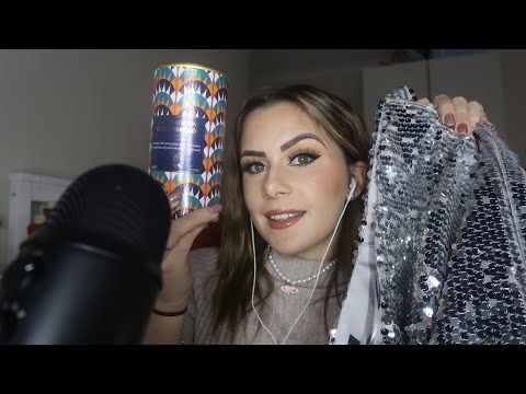 ASMR Christmas Shopping Haul (Rambly)