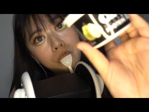 【ASMR】Your Girlfriend sneaky Eats Your Yogurt