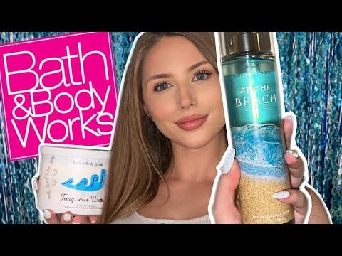 ASMR Summer Bath & Body Works Haul (Candles, Perfume, Soap) 🥥🌴🌺