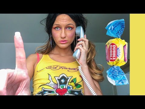 ASMR ~ SASSY GUM CHEWING JERSEY GIRL