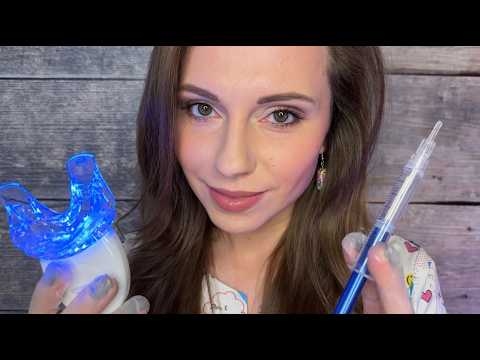 АСМР Стоматолог • Осмотр и Отбеливание Зубов • (2 часть с Отбеливанием) • ASMR Doctor