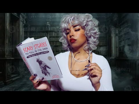 ASMR Scary Stories In Haunted Library W/Gum Chewing,🎃 SPOOKTOBER