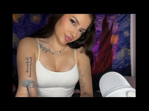 asmr ~ tattoo tour + tattoo tracing