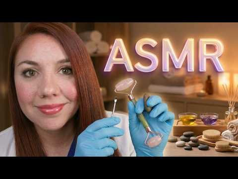 ASMR SPA LUJOSO Facial Completo ✨ Tocando tu Carita para Dormir