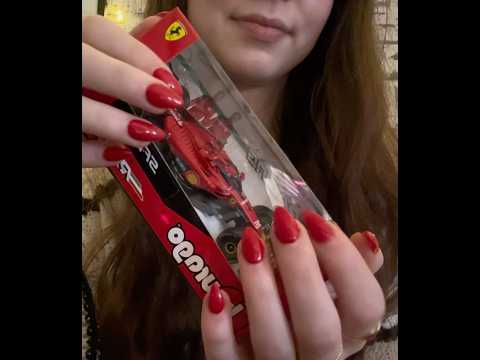 Hooker Red or Ferrari Red? ❤️ #asmr #acrylicnails