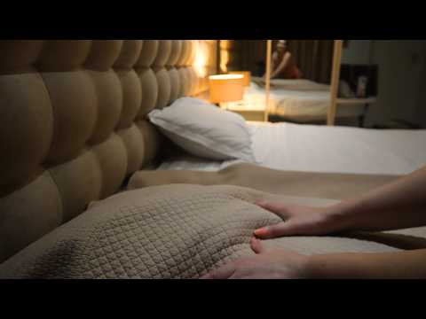 asmr mirrored massage & hand movements ✨massage from 2 angles 💛 soft spoken roleplay