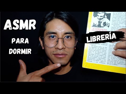 ASMR para DORMIR, en ESPAÑOL | ROLEPLAY vendedor de libros