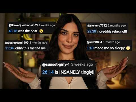 your favourite ASMR timestamps, all in one vid (2)