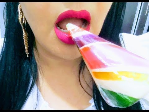 ASMR EN ESPAÑOL.  🍭 Paleta de caramelo macizo en forma de chupirul