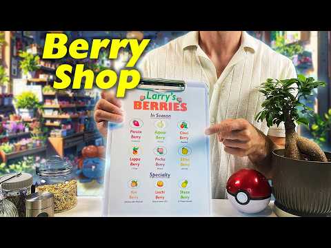 Buying Pokemon Berries for Your Next Battle | ASMR Pokemon Adventure Roleplay
