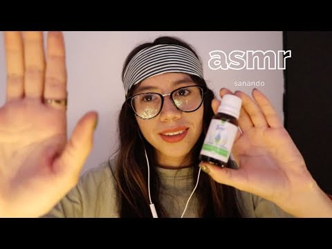 ASMR sanando tu dolor de cabeza (roleplay)