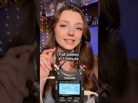 Fall asleep in 1 minute #asmr #asmrsounds #asmrrelax #asmrsleep #relax #tingles #asmrvideo