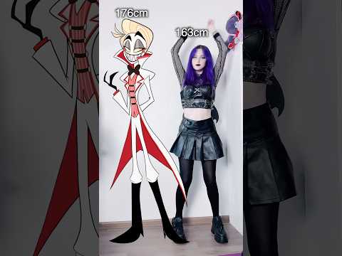 LUCIFER IS TALLER THAN MExD Hazbin heights #hazbinhotel #hazbinhotelseason2 #cosplaygirl #cosplayer