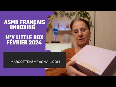Asmr Français, Unboxing "M'y Little box" Février 2024, mon code de marrainage FRIEND1115435